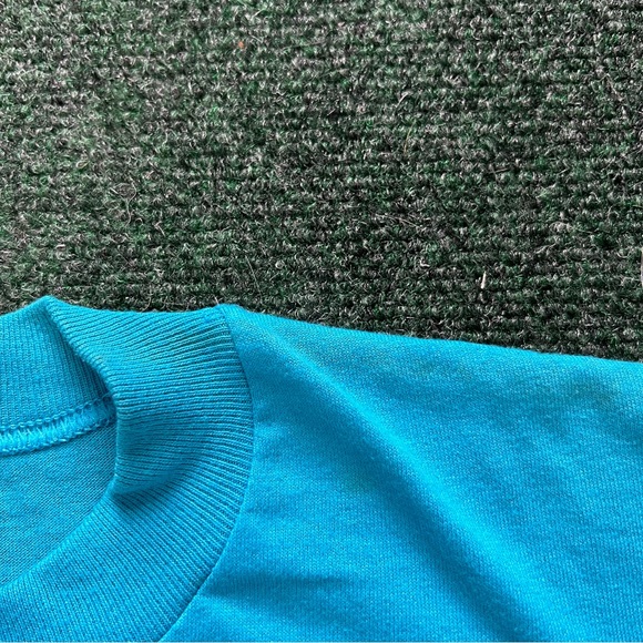 Vintage New Orleans Tourist “We Be Jammin” Music Blue T Shirt Size L 22X27 - Picture 4 of 11